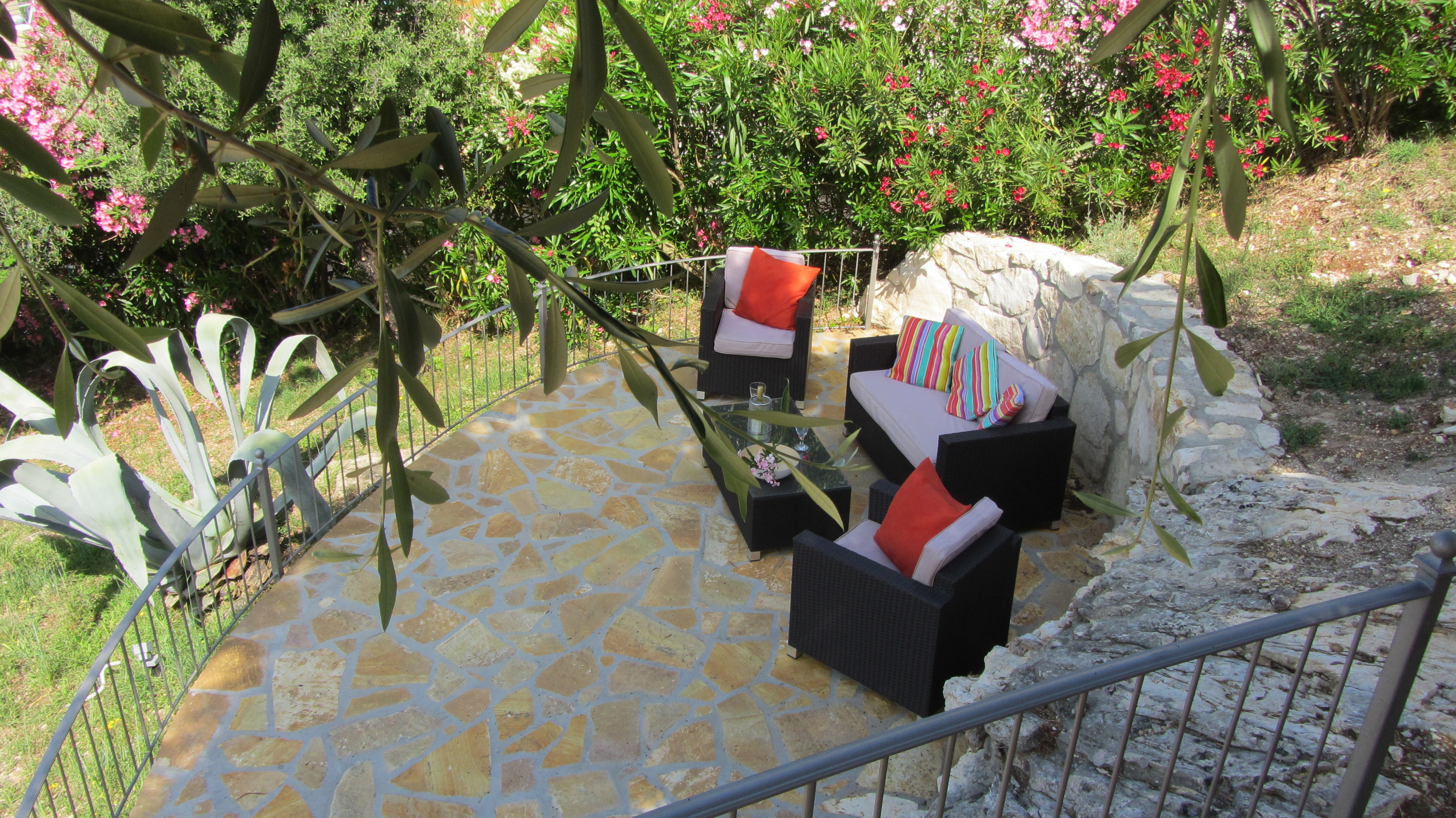 Gemütliche Lounge im Garten